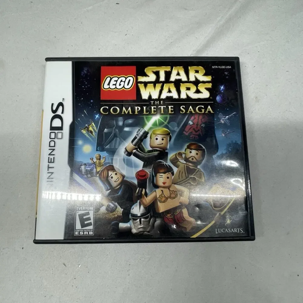 LEGO Star Wars The Complete Saga w/ Case & Manual Nintendo DS Tested Works